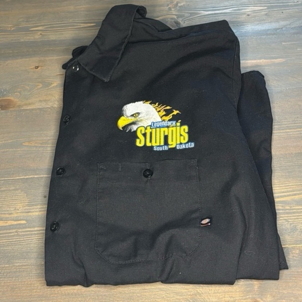 Dickies size 2XL South Dakota Sturgis button down short sleeve